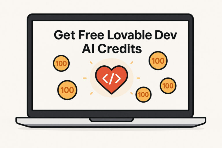 Get Free 500 Lovable Dev AI Credits Today: Simple Method